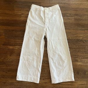 Jesse Kamm White Sailor Pants